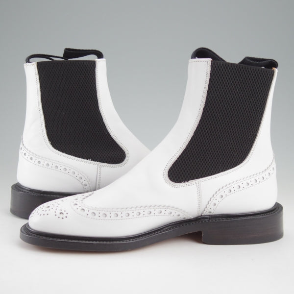 ほぼ未使用★トリッカーズ(レディース) SIZE 4.5【現行定価14万円以上★サイドゴアブーツ/L6026】カーフ/白/Tricker's★n560