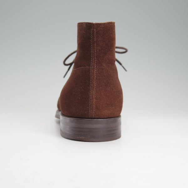 極美品★ジョンロブ 6E【現行定価￥321,200-★ROMSEY/ロムゼイ】8000ラスト/チャッカブーツ/スエード/濃茶/メンズ/JOHN LOBB★n561