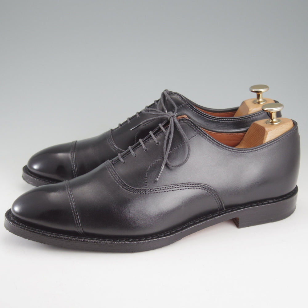 極美品★(米)アレンエドモンズ 9D【貴重★ブルックスブラザーズ別注/BROOKS BROTHERS】ストレートチップ/カーフ/黒/ALLEN EDMONDS★p137
