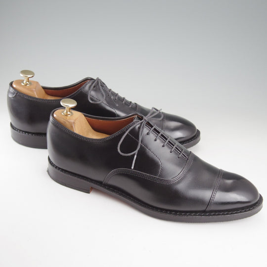 極美品★(米)アレンエドモンズ 9D【貴重★ブルックスブラザーズ別注/BROOKS BROTHERS】ストレートチップ/カーフ/黒/ALLEN EDMONDS★p137