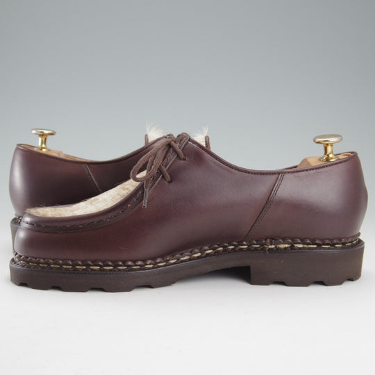 未使用★パラブーツ SIZE 40【定価￥96,800-★ポニー/ミカエル/MICHAEL】チロリアンシューズ/リスレザー/濃茶/メンズ/Paraboot★o052