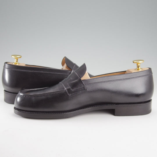 極上★J.M.ウエストン 6C【定価￥165,000-★180/コインローファー】41ラスト/ボックスカーフ/黒/メンズ/Weston/ウェストン★o589