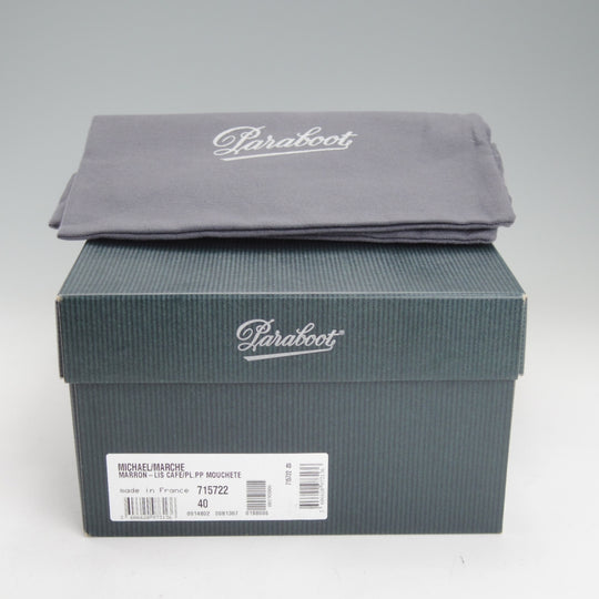 未使用★パラブーツ SIZE 40【定価￥96,800-★ポニー/ミカエル/MICHAEL】チロリアンシューズ/リスレザー/濃茶/メンズ/Paraboot★o052
