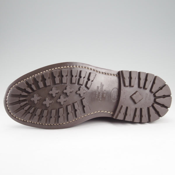 極美品★トリッカーズ SIZE 8【現行定価14万円以上★5アイレット仕様のカントリ－ブーツ/コマンドソール】M5833/濃茶/Tricker's★n563