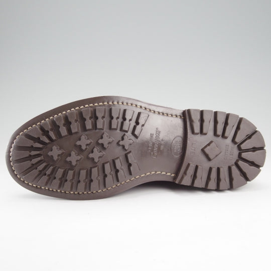 極美品★トリッカーズ SIZE 8【現行定価14万円以上★5アイレット仕様のカントリ－ブーツ/コマンドソール】M5833/濃茶/Tricker's★n563