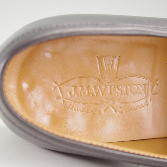 極上★J.M.ウエストン 6C【定価￥165,000-★180/コインローファー】41ラスト/ボックスカーフ/黒/メンズ/Weston/ウェストン★o589