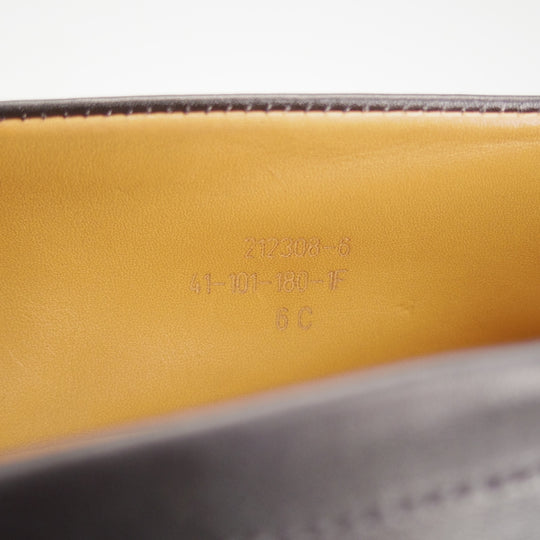 極上★J.M.ウエストン 6C【定価￥165,000-★180/コインローファー】41ラスト/ボックスカーフ/黒/メンズ/Weston/ウェストン★o589