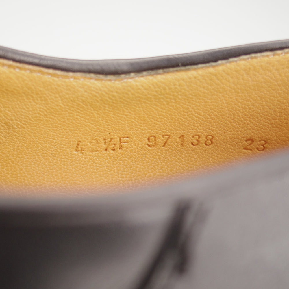 美品★パラブーツ SIZE 42.5【定価￥110,000-★ミカエル/MICHAEL】チロリアンシューズ/リスレザー/NOIR/黒/メンズ/Paraboot★p138