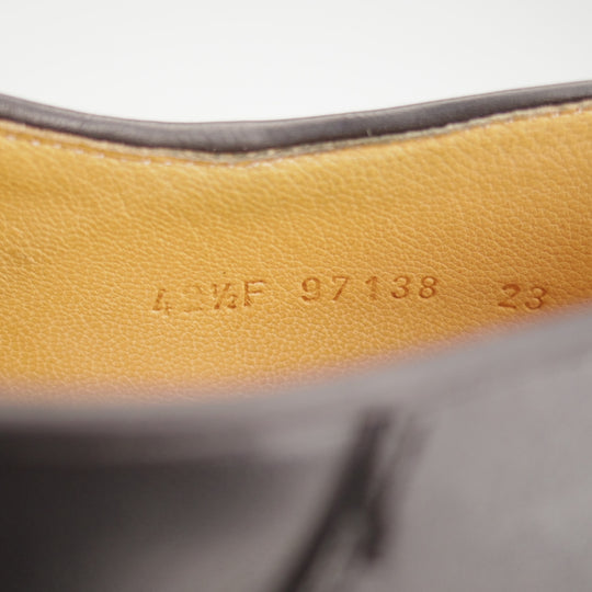 美品★パラブーツ SIZE 42.5【定価￥110,000-★ミカエル/MICHAEL】チロリアンシューズ/リスレザー/NOIR/黒/メンズ/Paraboot★p138
