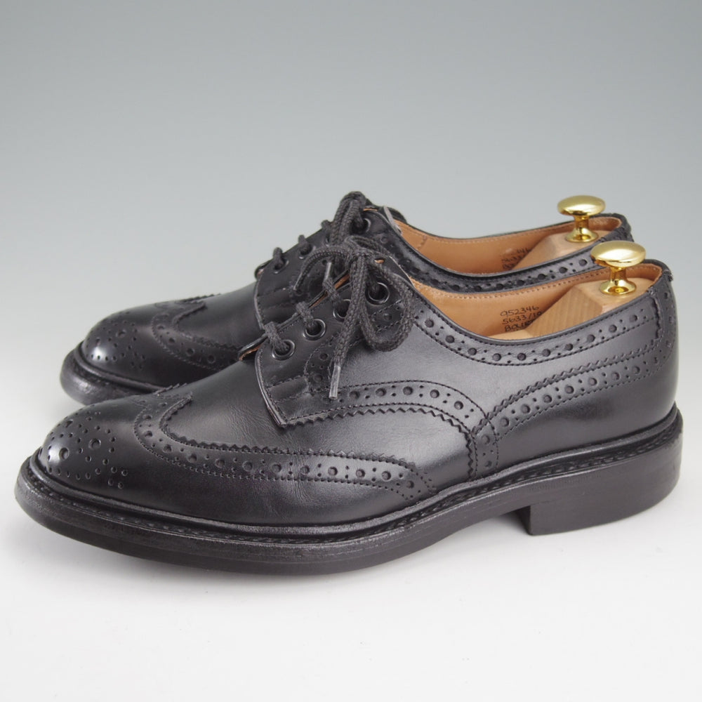 極上★トリッカーズ SIZE 5.5【定価￥132,000-★ダイナイトソール/BOURTON/バートン】5633/カントリーシューズ/カーフ/黒/Tricker's★p139