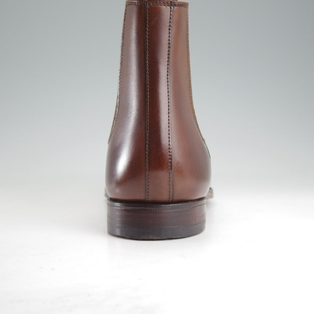 未使用★クロケット&ジョーンズ 7.5E【現行定価￥137,500-★サイドゴアブーツ/LINGFIELD】348ラスト/茶/カーフ/Crockett&Jones★o590