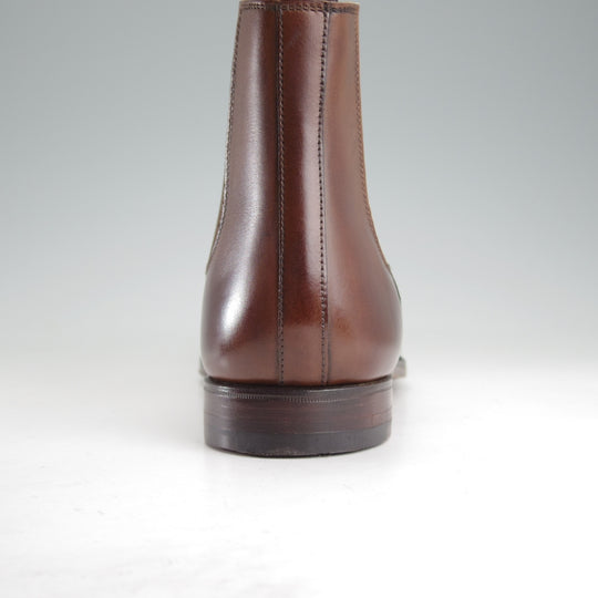 未使用★クロケット&ジョーンズ 7.5E【現行定価￥137,500-★サイドゴアブーツ/LINGFIELD】348ラスト/茶/カーフ/Crockett&Jones★o590