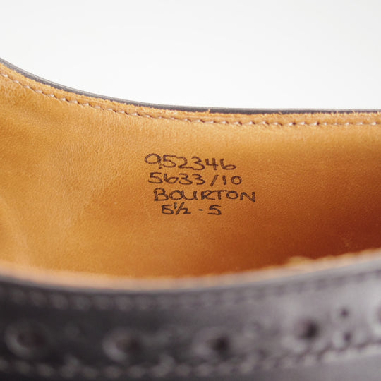 極上★トリッカーズ SIZE 5.5【定価￥132,000-★ダイナイトソール/BOURTON/バートン】5633/カントリーシューズ/カーフ/黒/Tricker's★p139