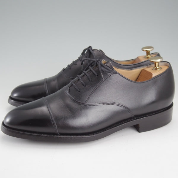 美品★ロイドフットウェア 7E【定価￥47,300-★ダイナイトソール仕様/(英)BARKER製】Vシリーズ/ ストレートチップ/黒/バーカー★n565