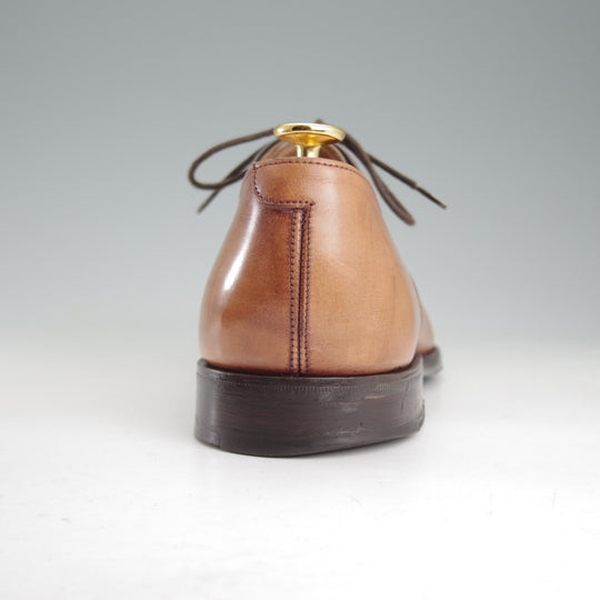 極上★(英)チーニー 7F【定価￥94,600-★アルフレッド/ALFRED】125ラスト/ストレートチップ/カーフ/薄茶/メンズ/CHEANEY★p140