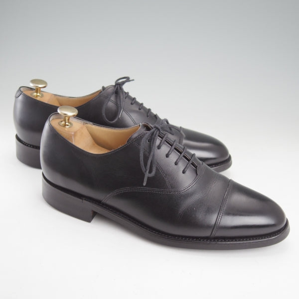 美品★ロイドフットウェア 7E【定価￥47,300-★ダイナイトソール仕様/(英)BARKER製】Vシリーズ/ ストレートチップ/黒/バーカー★n565