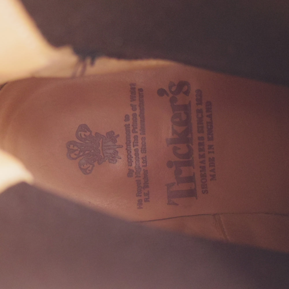 極上★トリッカーズ SIZE 6【定価￥143,000-★HENRY/コマンドソール仕様/サイドゴアブーツ】m2754/ボックスカーフ/黒/Tricker's★o055