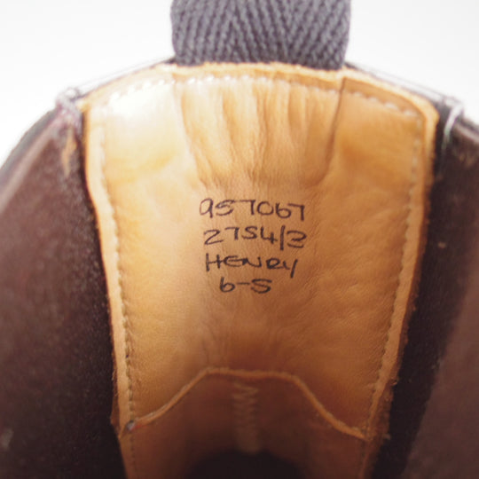 極上★トリッカーズ SIZE 6【定価￥143,000-★HENRY/コマンドソール仕様/サイドゴアブーツ】m2754/ボックスカーフ/黒/Tricker's★o055