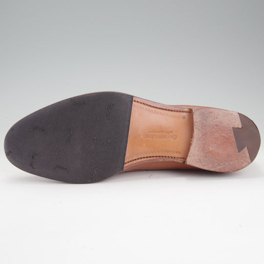 極美品★クロケット&ジョーンズ 8.5E【定価￥198,000-★ウイスキーコードバン仕様/CAVENDISH 3】タッセルローファー/375ラスト/茶★o056