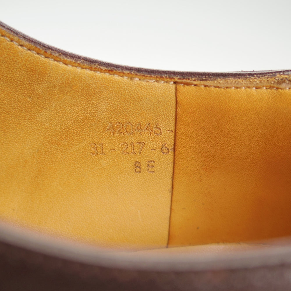 ★J.M.ウエストン 8E【現行定価￥176,000-★ノヴォカーフ仕様/ゴルフ/GOLF】641/31ラスト/Uチップ/濃茶/Weston/ウェストン★o051