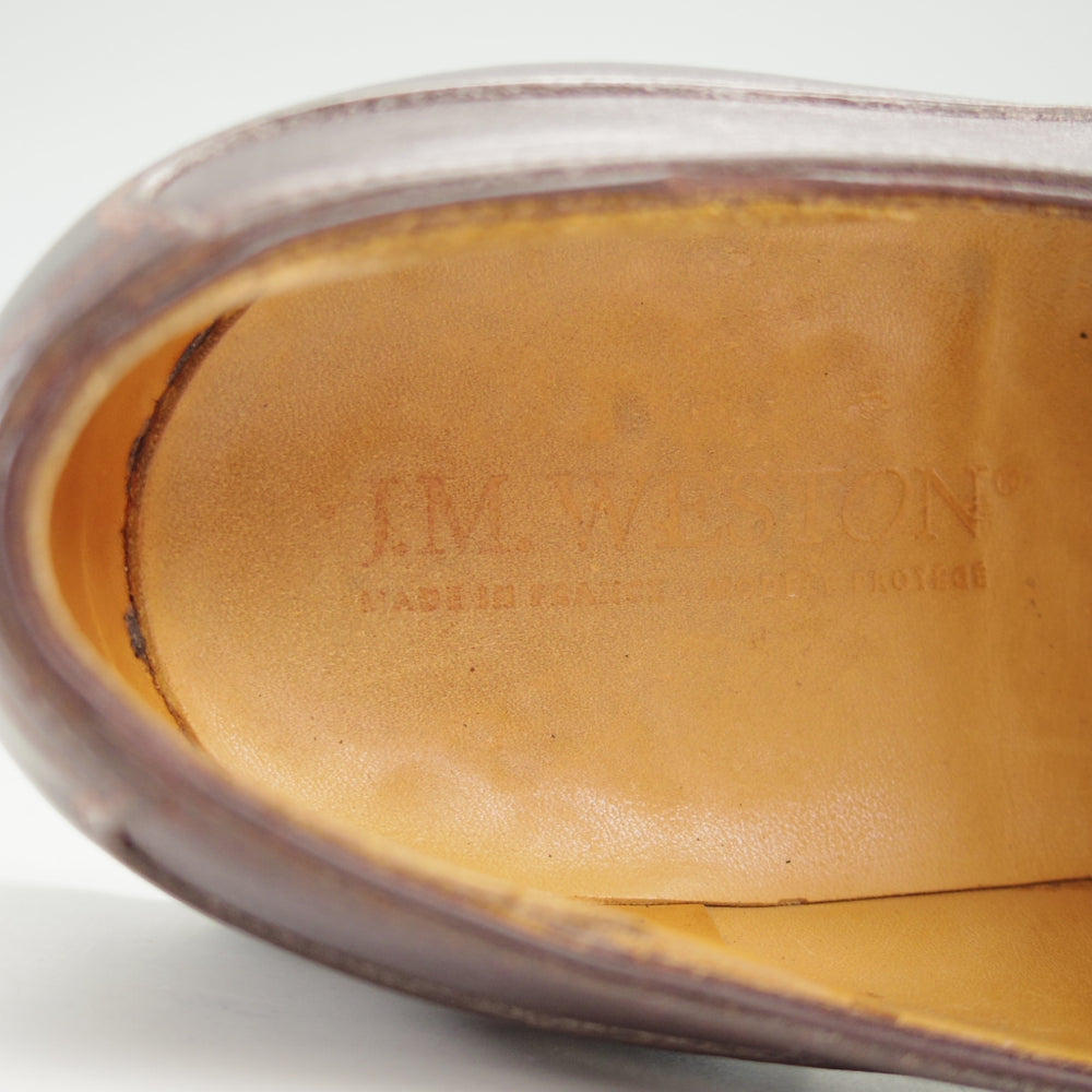 ★J.M.ウエストン 8E【現行定価￥176,000-★ノヴォカーフ仕様/ゴルフ/GOLF】641/31ラスト/Uチップ/濃茶/Weston/ウェストン★o051