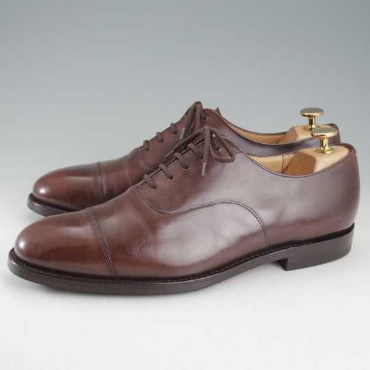 極上★チャーチ 75F/UK7.5【現行定価￥192,500-★コンサル/CONSUL】173ラスト/ストレートチップ/カーフ/濃茶/メンズ/Church's★p143