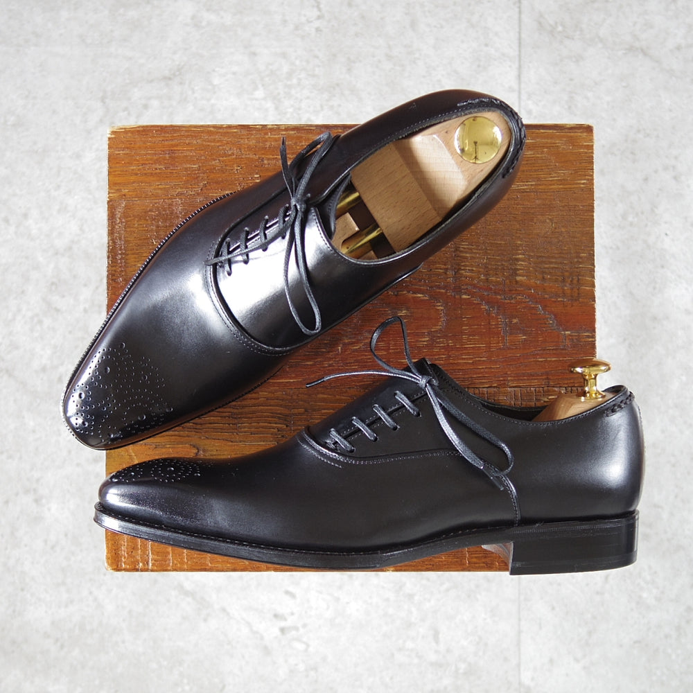 未使用★ユニオンインペリアル SIZE 6【ハンドソーンウェルテッド製法★サイドレース/U1104】カーフ/黒/メンズ/Union Imperial★o067