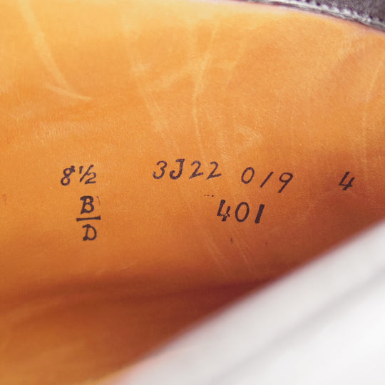 未使用★オールデン 8.5D【同系モデル定価￥174,900-★インディーブーツ/401】トゥルーバランスラスト/カーフ/黒/メンズ/ALDEN★o604