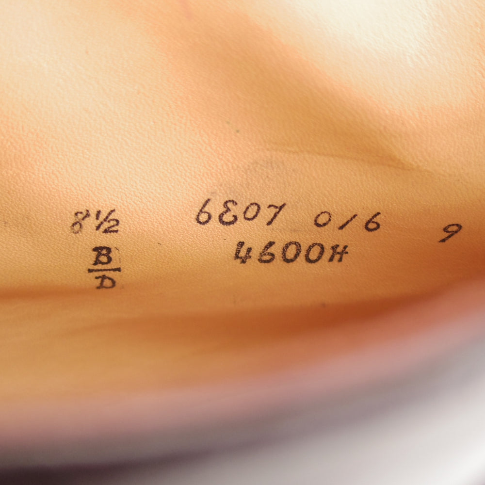 未使用★オールデン 8.5D【現行定価20万円以上★コードバン仕様/マンソンブーツ/ミリタリーラスト】4600H/赤茶/#8/メンズ/ALDEN★o605