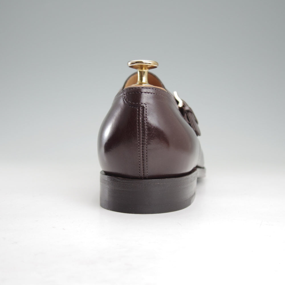 使用数回★ジョンロブ 8E【注文価格40万円程度★バイリクエスト品/ASHIL/7000ラスト】モンクストラップ/カーフ/濃茶/JOHN LOBB★o058