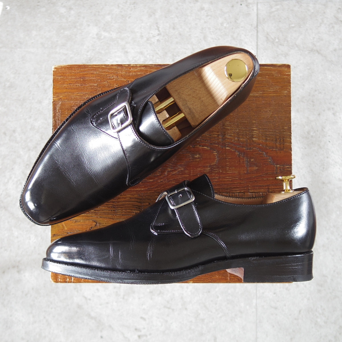 トリッカーズ SIZE 7.5【モンクストラップ/MAYFAIR/黒】 | 高級中古