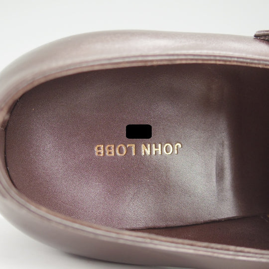 使用数回★ジョンロブ 8E【注文価格40万円程度★バイリクエスト品/ASHIL/7000ラスト】モンクストラップ/カーフ/濃茶/JOHN LOBB★o058