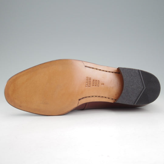 未使用★(伊)タニノクリスチー SIZE 6【デッドストック品★モンクストラップ/茶】カーフ/メンズ/TANINO CRISCI★p144