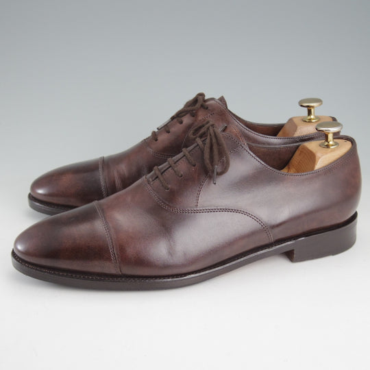 極上★ジョンロブ 7E【定価￥240,900-★CITY 2/シティ/7000ラスト】ミュージアムカーフ/ストレートチップ/濃茶/メンズ/JOHN LOBB★p146