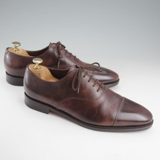 極上★ジョンロブ 7E【定価￥240,900-★CITY 2/シティ/7000ラスト】ミュージアムカーフ/ストレートチップ/濃茶/メンズ/JOHN LOBB★p146
