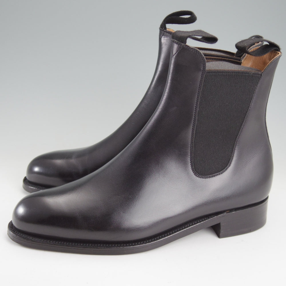 極美品★J.M.ウエストン 6E【現行定価￥209,000-★サイドゴアブーツ/705】39ラスト/ボックスカーフ/黒/メンズ/Weston/ウェストン★o595