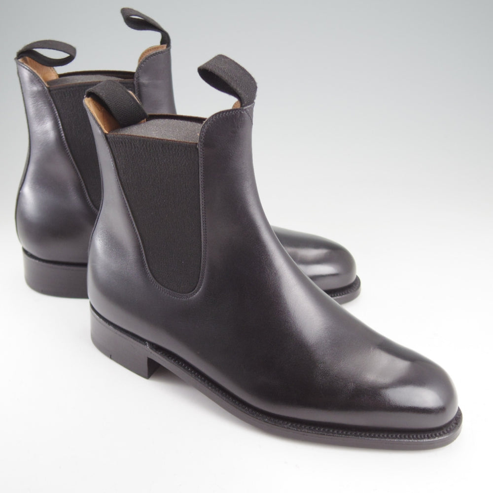 極美品★J.M.ウエストン 6E【現行定価￥209,000-★サイドゴアブーツ/705】39ラスト/ボックスカーフ/黒/メンズ/Weston/ウェストン★o595