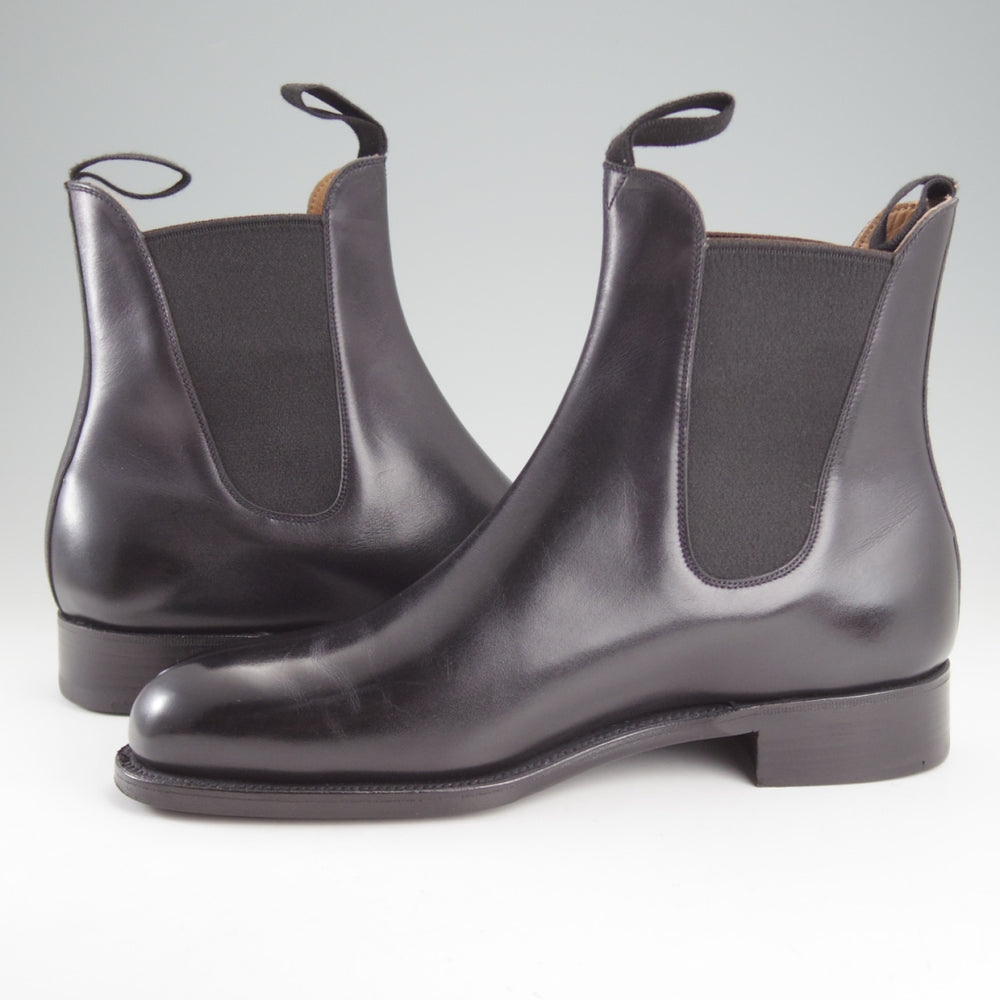 極美品★J.M.ウエストン 6E【現行定価￥209,000-★サイドゴアブーツ/705】39ラスト/ボックスカーフ/黒/メンズ/Weston/ウェストン★o595