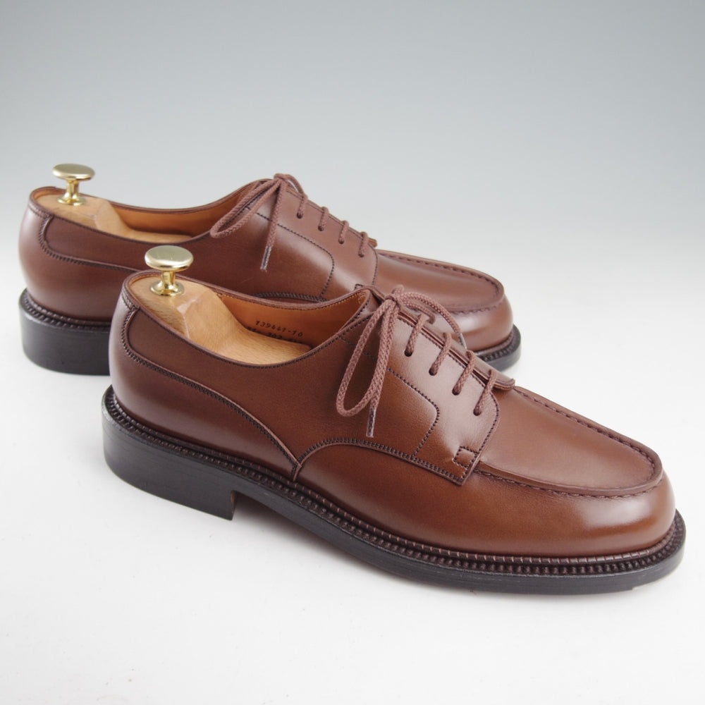 未使用★J.M.ウエストン 6D【現行定価￥220,000-★ロシアンカーフ仕様/ゴルフ/GOLF】641/Uチップ/タン/茶/Weston/ウェストン★p147