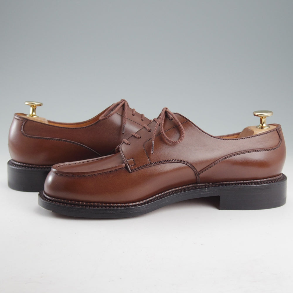 未使用★J.M.ウエストン 6D【現行定価￥220,000-★ロシアンカーフ仕様/ゴルフ/GOLF】641/Uチップ/タン/茶/Weston/ウェストン★p147
