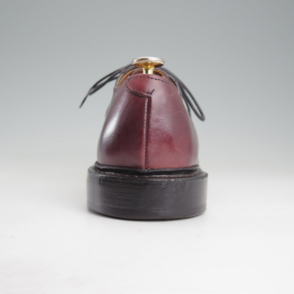 使用数回★(米)アレンエドモンズ 7.5D【現行定価13万円程度★LEEDS2.0/プレーントゥ】リーズ/カーフ/赤茶/メンズ/ALLEN EDMONDS★o596