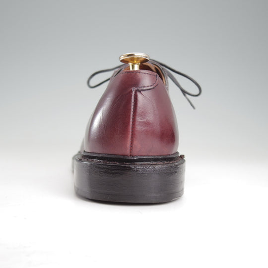 使用数回★(米)アレンエドモンズ 7.5D【現行定価13万円程度★LEEDS2.0/プレーントゥ】リーズ/カーフ/赤茶/メンズ/ALLEN EDMONDS★o596