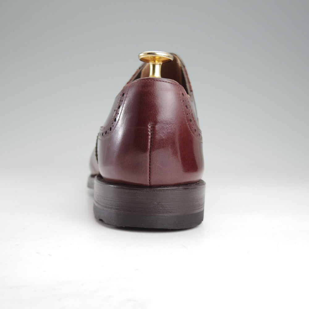 美品★シェットランドフォックス SIZE 8【リッジウェイソール★サイドエラスティック/3072】カーフ/赤茶/メンズ/SHETLANDFOX★o598