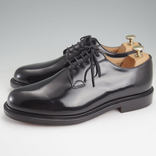 未使用★チャーチ 80G/UK8【定価￥181,500-★SHANNON/シャノン】103ラスト/プレーントゥ/黒/メンズ/Church's★n574