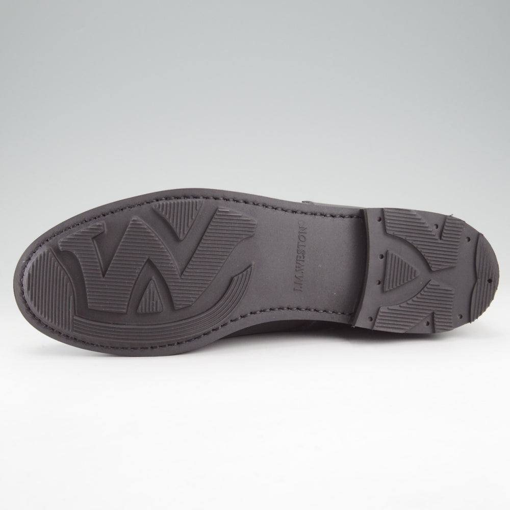 使用数回★J.M.ウエストン 8D【定価￥181,500-★ブーツ版ゴルフ/321】ゴルフ・ハイトップダービー/Uチップ/グレー/Weston/ウェストン★o063