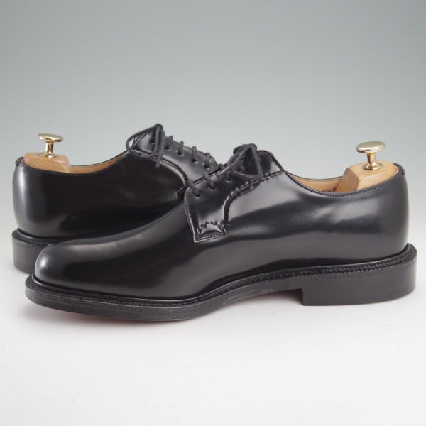 未使用★チャーチ 80G/UK8【定価￥181,500-★SHANNON/シャノン】103ラスト/プレーントゥ/黒/メンズ/Church's★n574