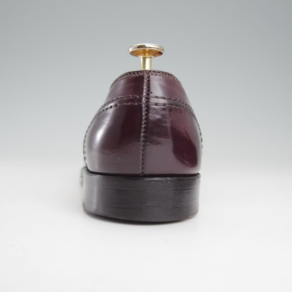 極美品★オールデン 7D【現行定価20万円以上★コードバン/684/コインローファー/フルストラップ】アバディーンラスト/赤茶/ALDEN★o064