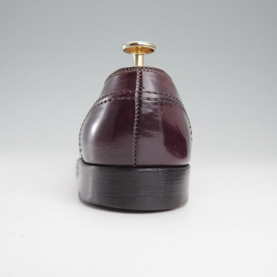 極美品★オールデン 7D【現行定価20万円以上★コードバン/684/コインローファー/フルストラップ】アバディーンラスト/赤茶/ALDEN★o064