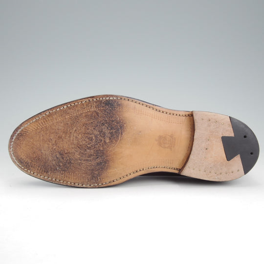 極美品★オールデン 7D【現行定価20万円以上★コードバン/684/コインローファー/フルストラップ】アバディーンラスト/赤茶/ALDEN★o064