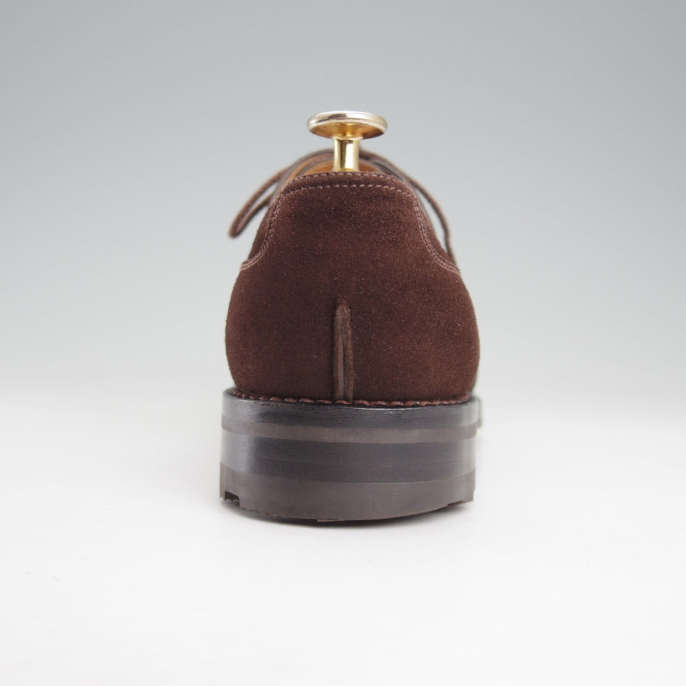 極美品★J.M.ウエストン 6.5E【現行定価￥176,000-★ゴルフ/GOLF】641/31ラスト/Uチップ/スエード/濃茶/Weston/ウェストン★o065